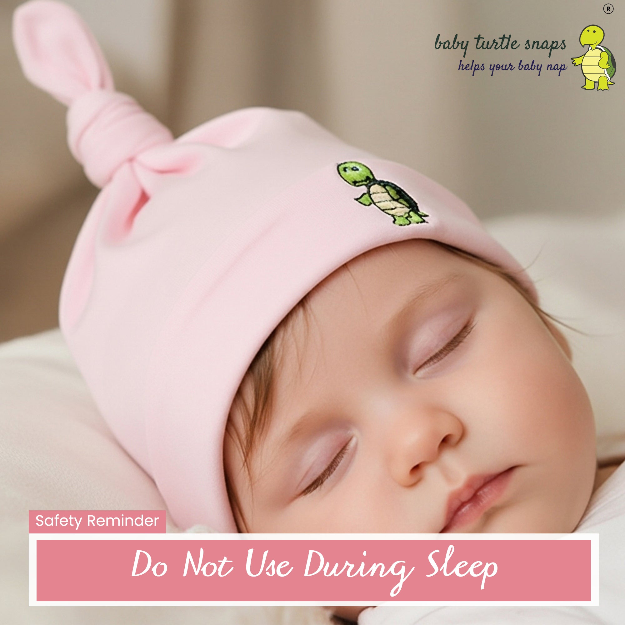 Newborn Knotted Hat Soft Breathable Cotton Beanie with Adjustable Knot for Baby Boys & Girls