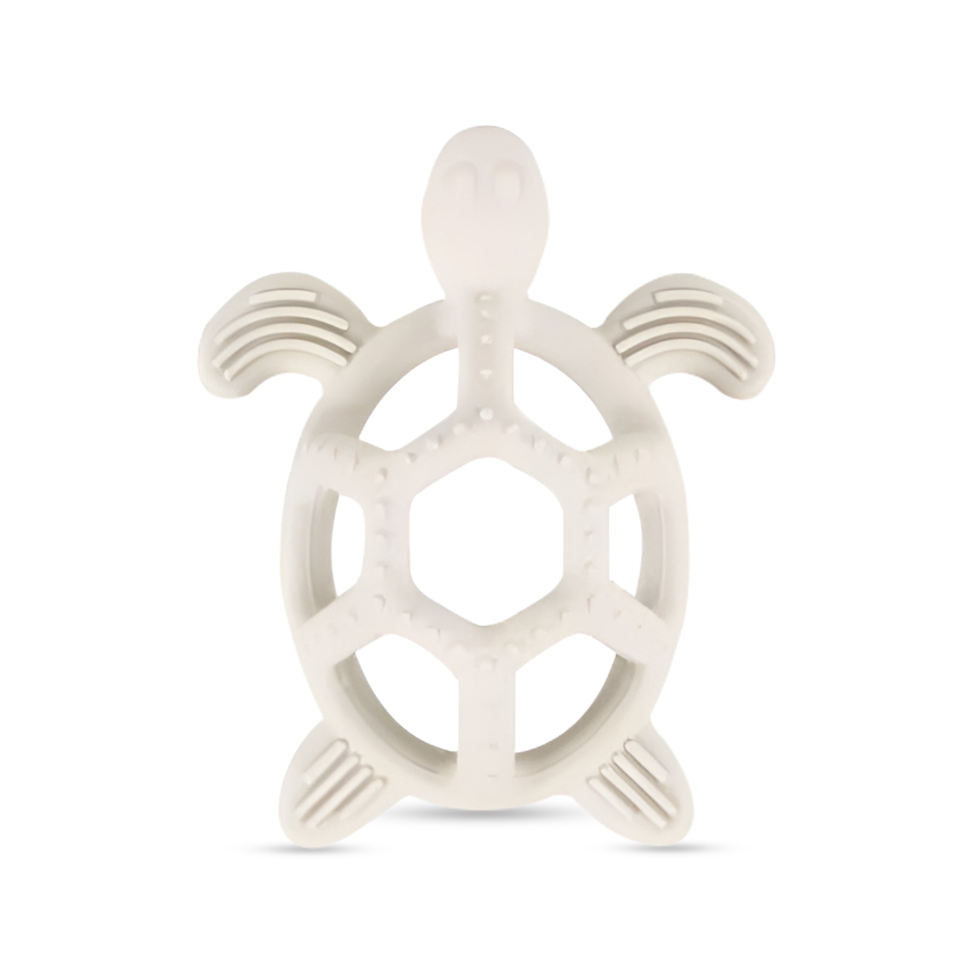 Silicone Baby Teething Toy Soft BPA Free Turtle Shape Chew Toy, Multiple Textured Massage Points for Baby Gums Dishwasher Safe Teethers for Babies (Blue)