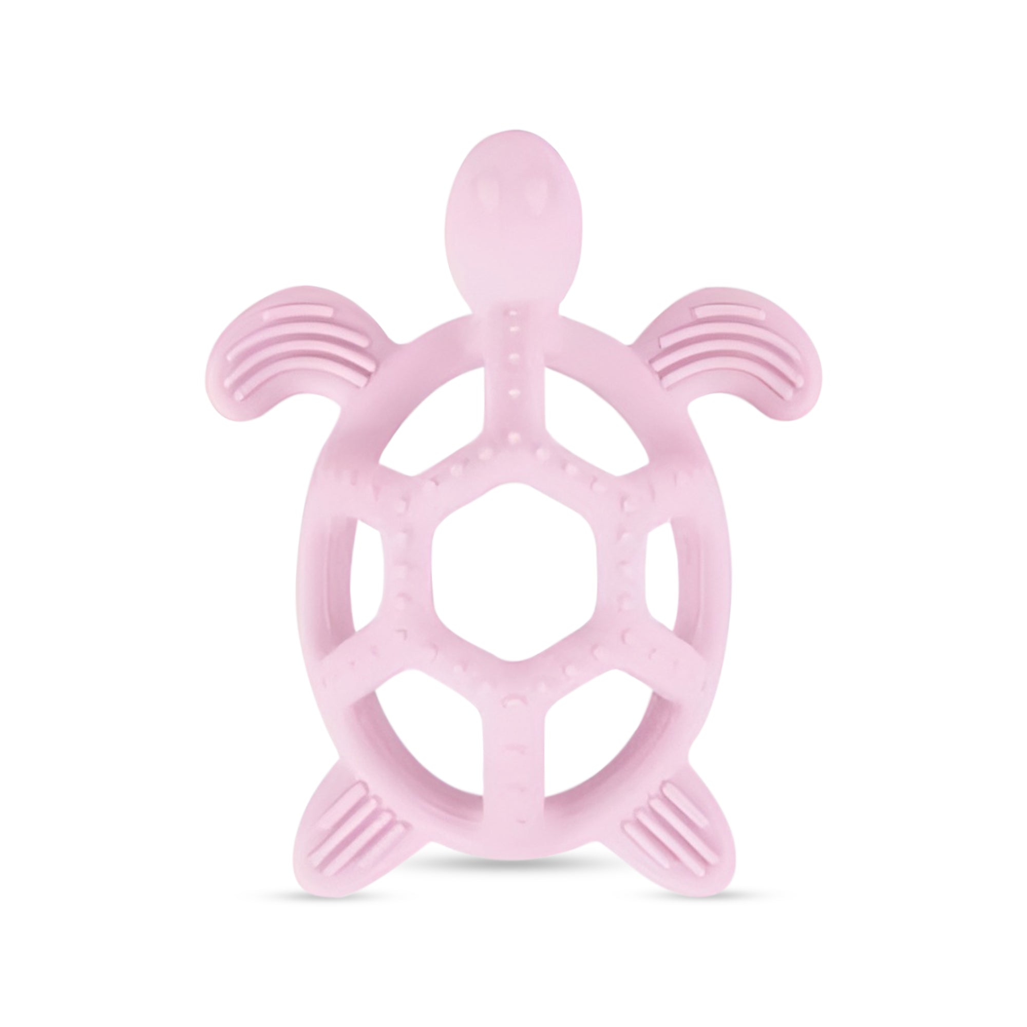 Soft BPA-free silicone turtle baby teether for soothing gums